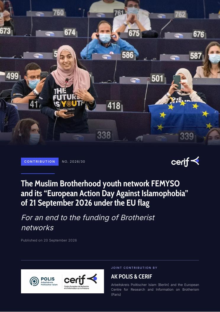 FEMYSO and its “European Action Day Against Islamophobia” under the EU flag (version anglaise)
