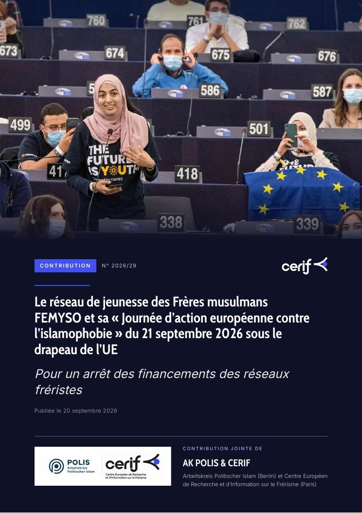 FEMYSO et sa « Journée d'action européenne contre l'islamophobie » sous le drapeau de l'UE